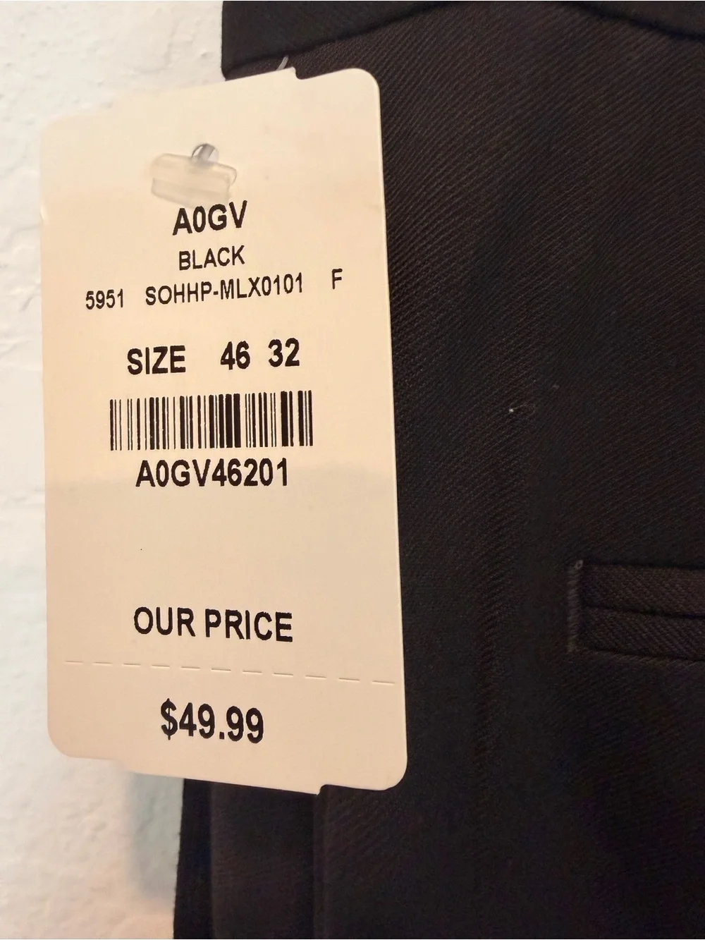 Sean John Men's Dress Pants - Black